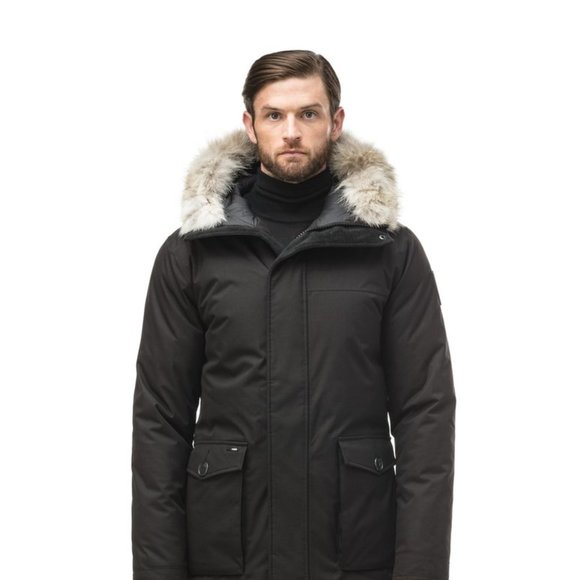 Nobis Yves Mens Parka Black - Picture 1 of 1